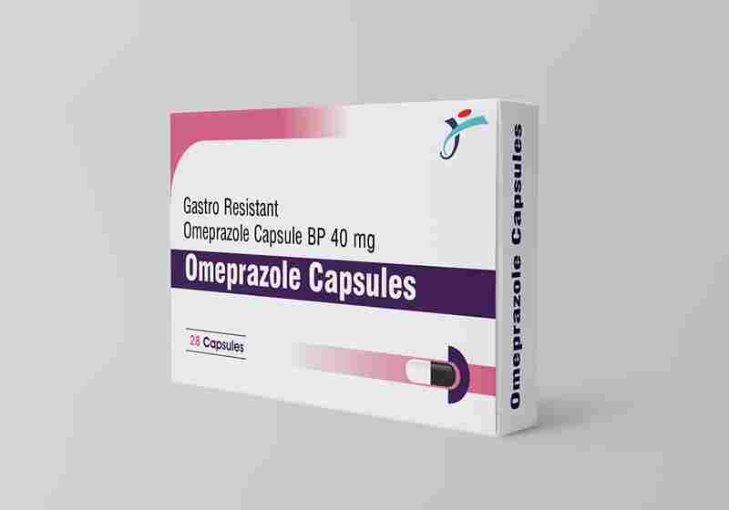GASTRO-RESISTANT OMEPRAZOLE CAPSULES BP 40 mg